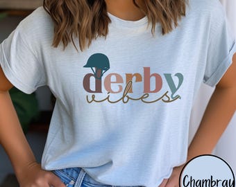 Kentucky Derby Shirt, Derby Vibes Comfort Colors Shirt, KY Derby Tee, Derby Day Shirt, Horse People Gift,Horse Race Shirt,Horse Racing Shirt