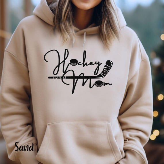 Hockey Mom Hoodie, Hockey Mama Hooded Sweatshirt, Hockey Mom Sweater, Hockey Lover Shirt, Hockey Mom Gift, Game Day Sweatshirt, Hockey Gift