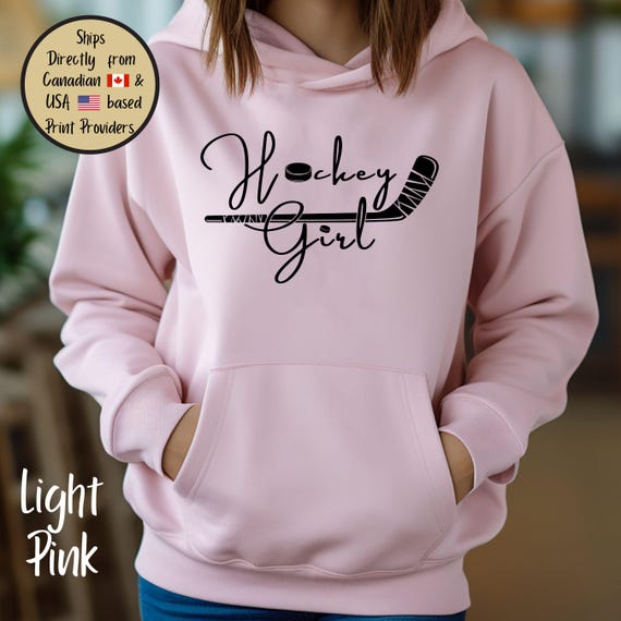 Hockey Girl Youth Hockey Sweatshirt, Hockey Girl Hoodie for Young Fans, Sports Gifts, Hockey Player Birthday Present, Game Day Apparel