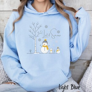 Christmas Snowman Hoodie, Cute Winter Sweatshirt, New Year Shirt, Dog Mom Christmas Gift, Most Wonderful Holiday Sweater, Snowman Lover Gift