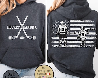 Hockey Grandma Custom Hoodie, Ice Hockey Grandma Personalized Sweatshirt, Hockey Grandma Sweater, Hockey Lover Shirt, Hockey Grandma Gift