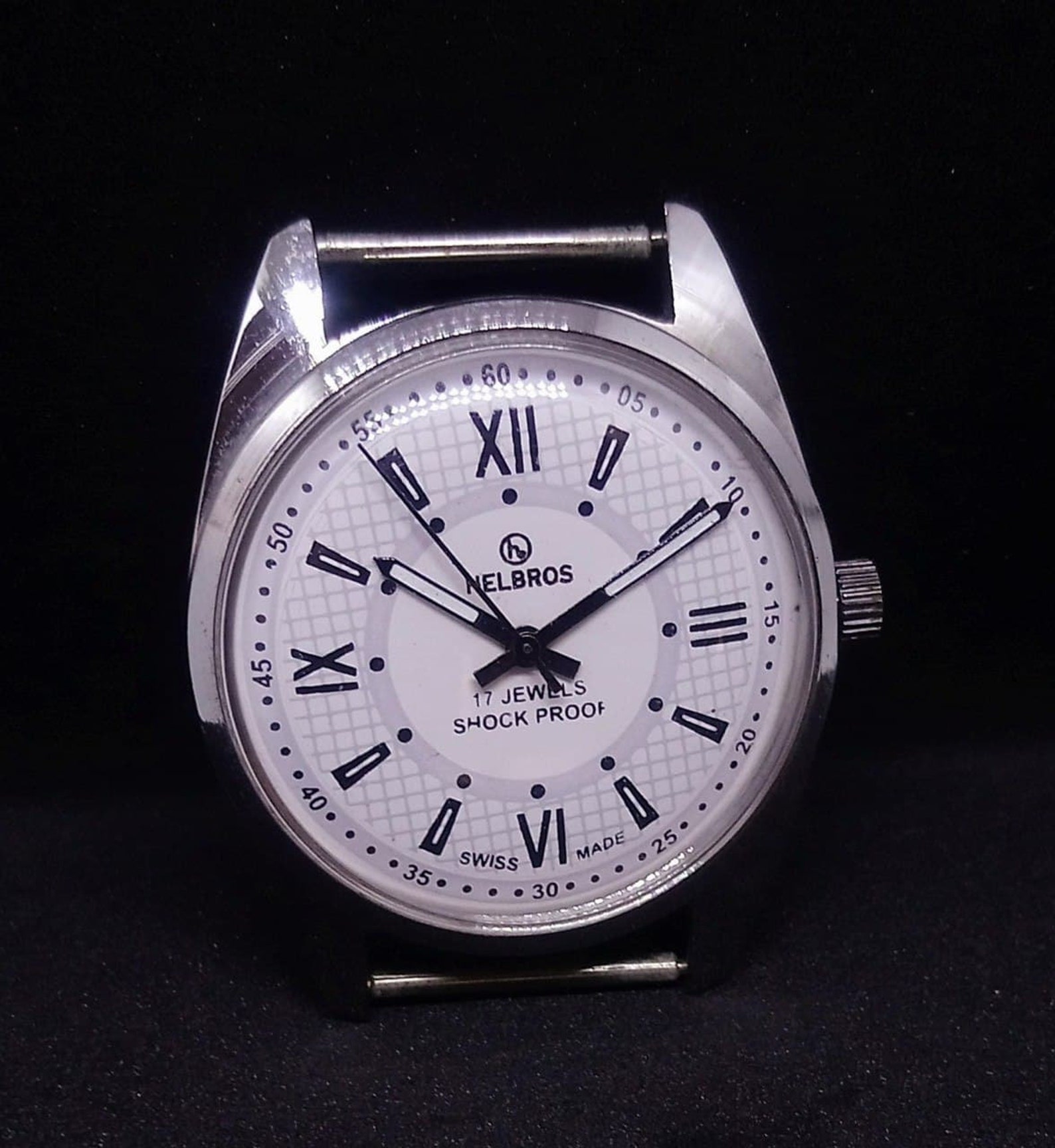 Vintage HELBROS Winding SWISS MADE Men's Watch Etsy