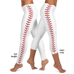 American Baseball Stitches Leggings Yoga Pants