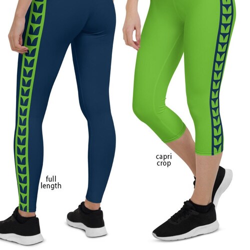 Seattle Football Uniform Sport Leggings Etsy