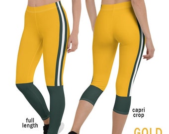 Green Bay football uniform sport leggings