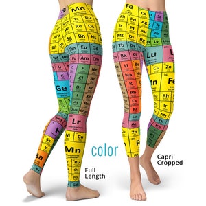 Science Chemistry Print Pattern Women Leggings