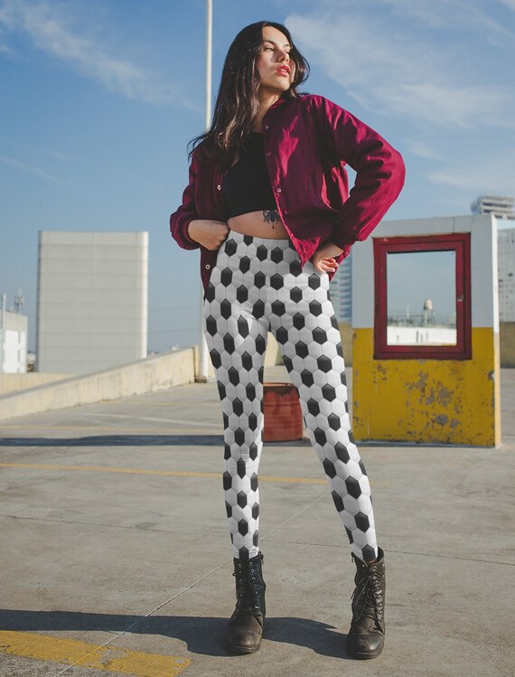 Soccer ball leggings clearance