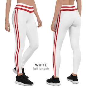 Retro Cincinnati Reds Baseball Uniform Leggings from 1988 to 1992