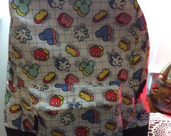 Disney Mickey Mouse White Black Multi-color Backpack