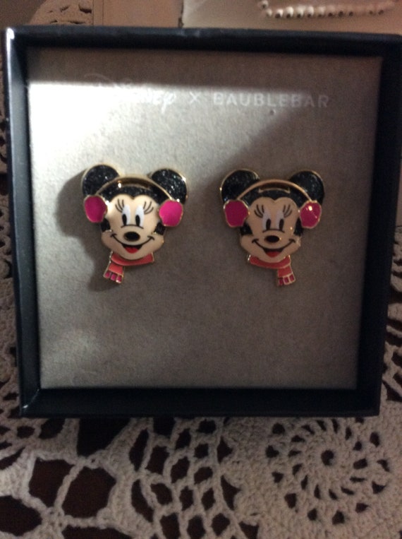 BaubleBar Minnie Mouse Earrings
