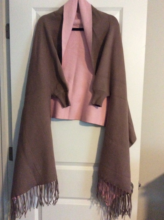 Reversible Wrap and Matching Scarf - image 1