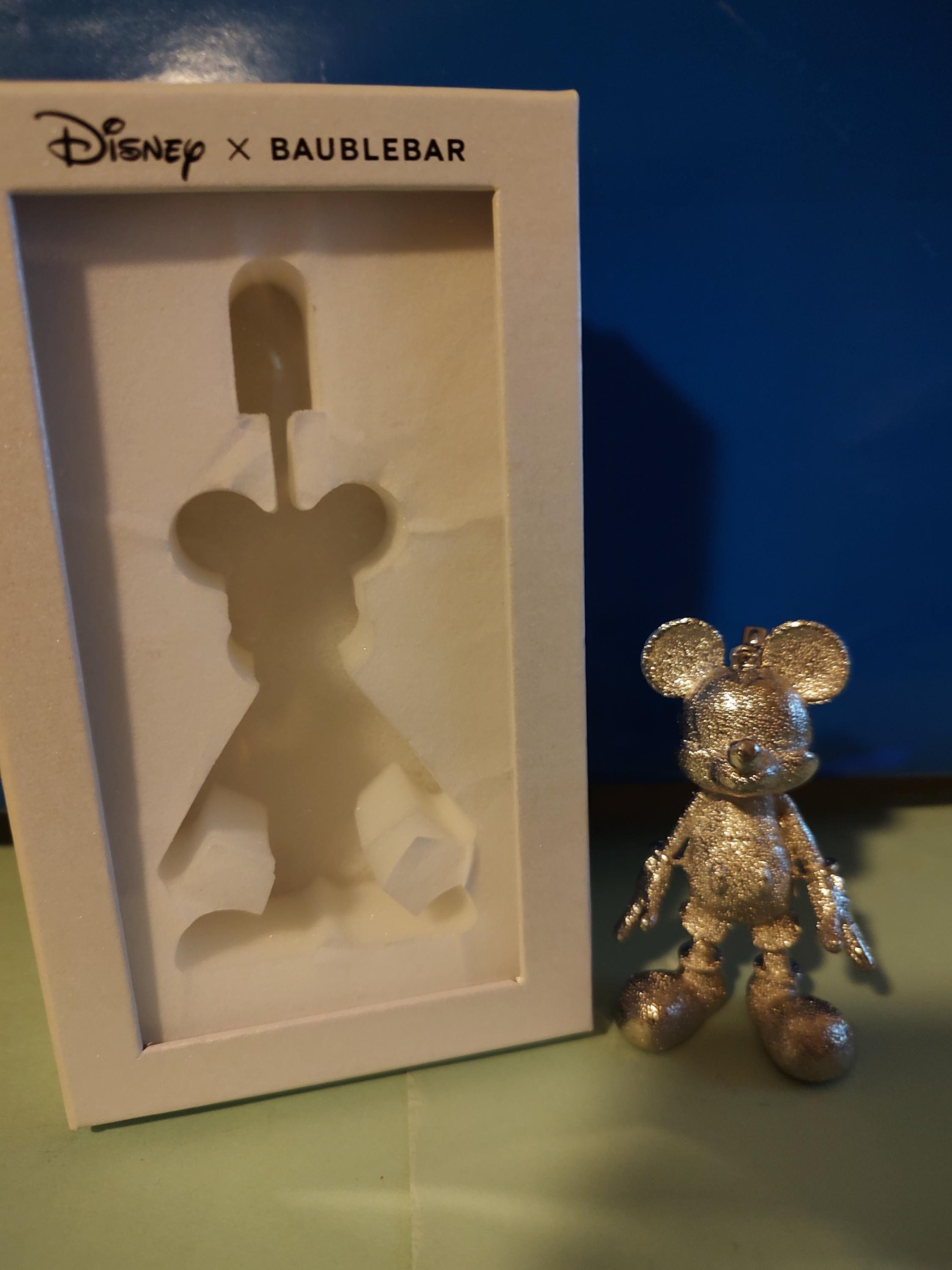 Disney x BaubleBar Gold Mickey Mouse Keychain Disney X Baublebar Gold Mickey Mouse Bag Charm Keychain  main image 2