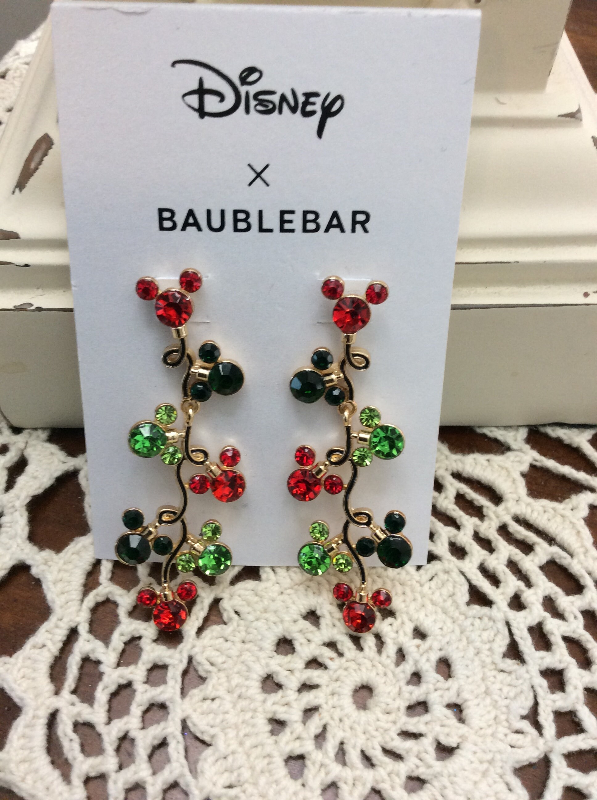【Baublebar】★ピアス★ Mickey Mouse 18KGold Silver Earrings Mickey Mouse Disney 18K Gold Plated Sterling Silver Huggie