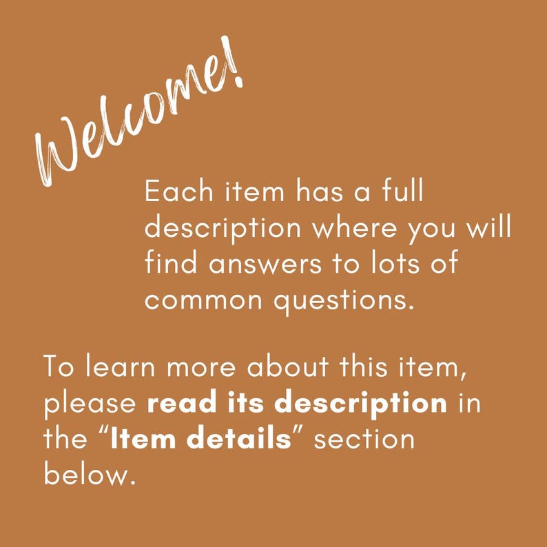 To learn more about this item, please read its description in the "Item details" section below.