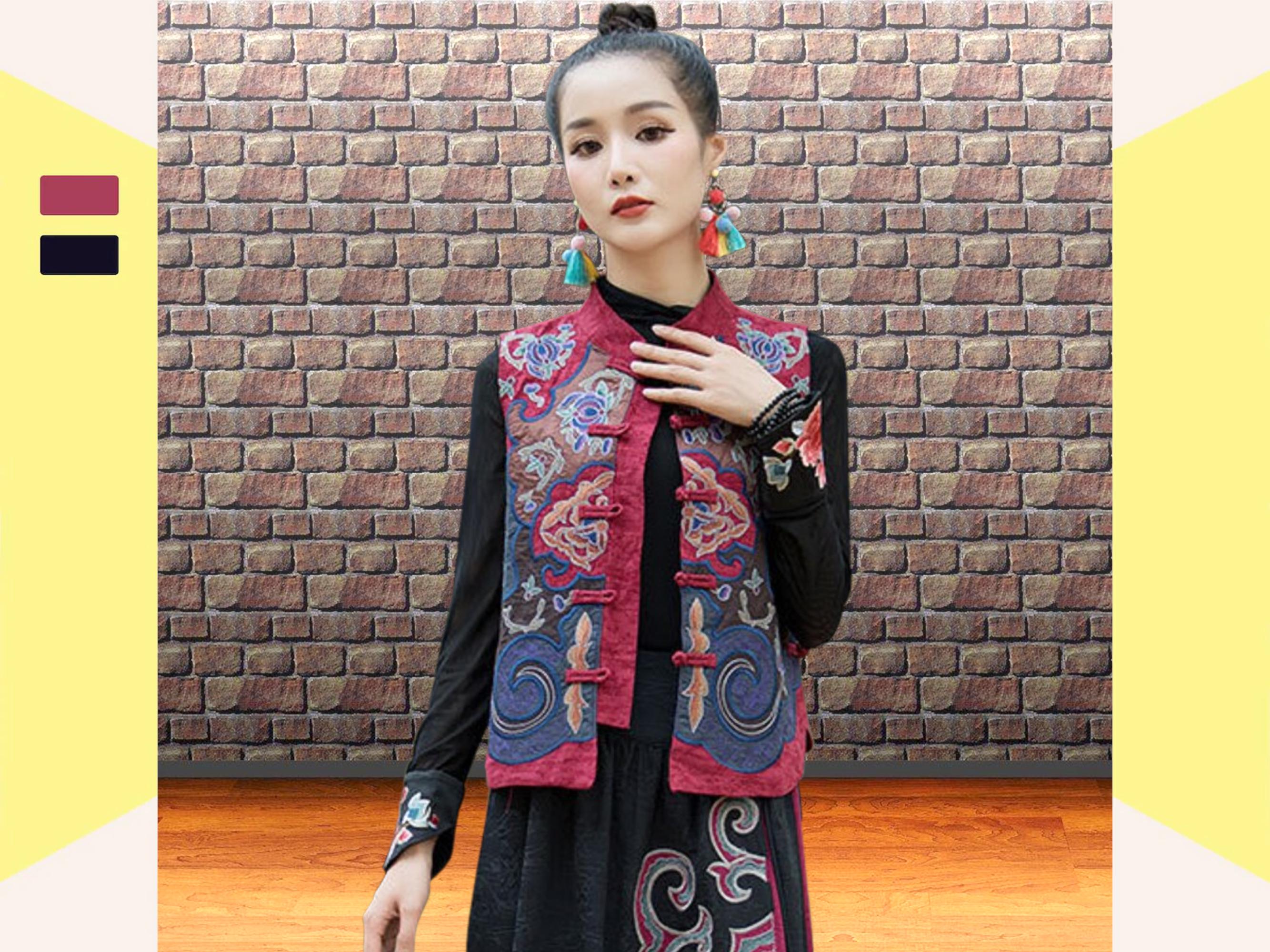 トップス dosa / mandarin jacket dark blue dosa / mandarin jacket dark blue Unisex Fairtrade Ribbed Cotton