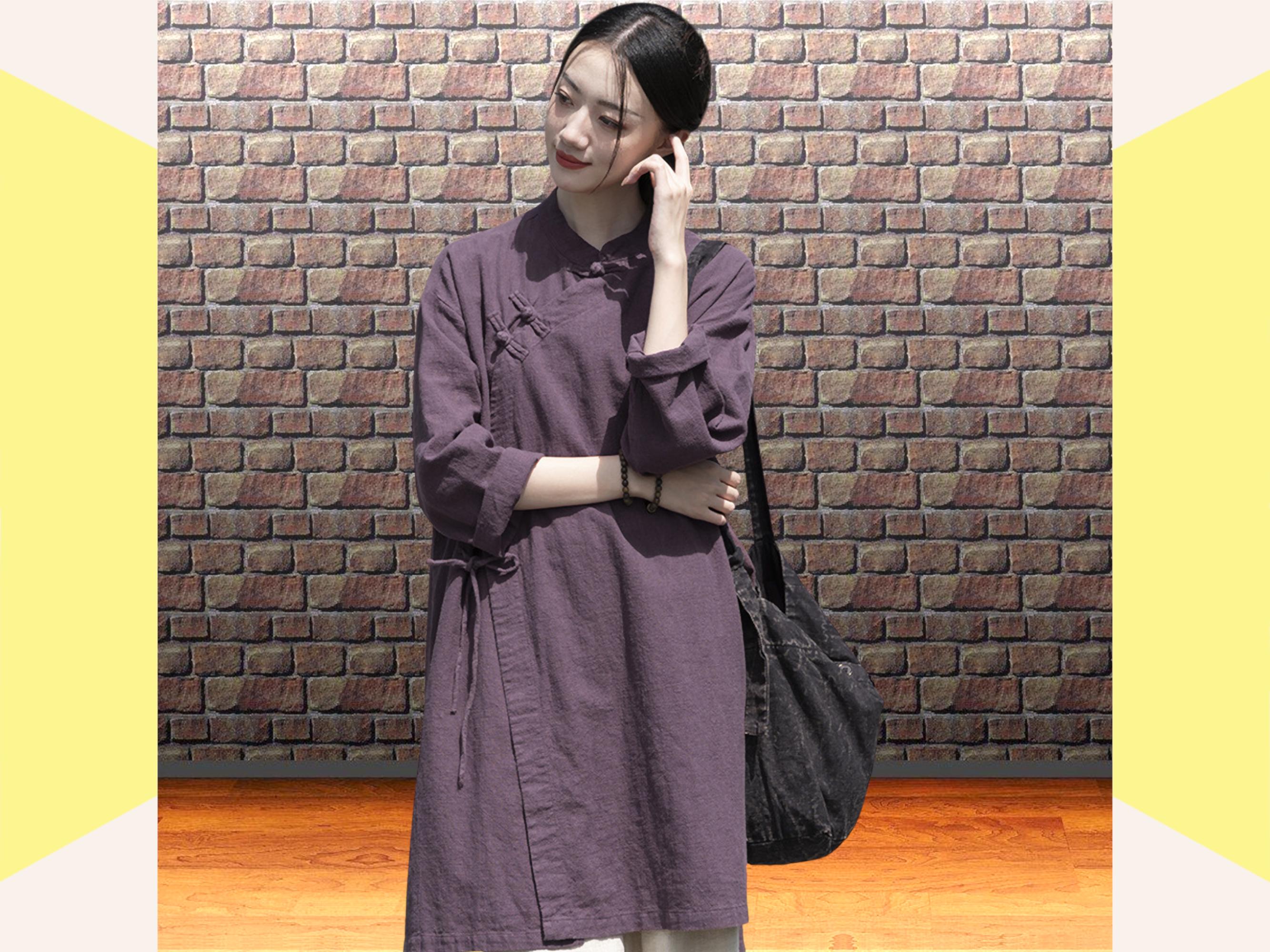HILLMILL Women's Summer Tops - Short Sleeve Crew Neck Side Split Tunic, Casual Loose Fit Blouse - View #3