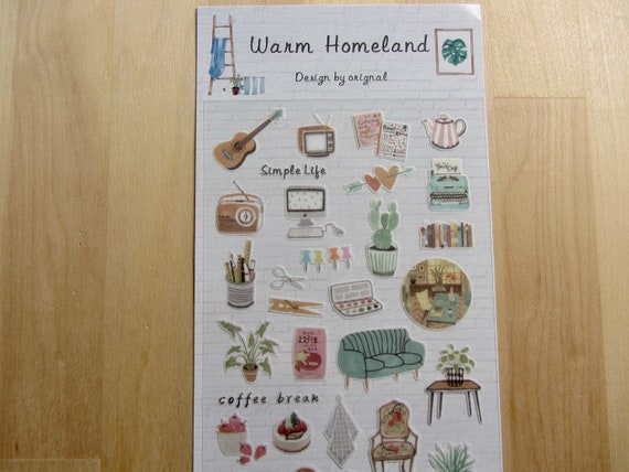 Home Planner Stickers Every Day Doodle Decor - Home Decor Planner Stickers Home Planner Stickers Every Day Doodle Decor - Home Decor Planner Stickers