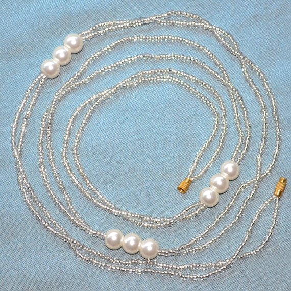 pearl waist beads