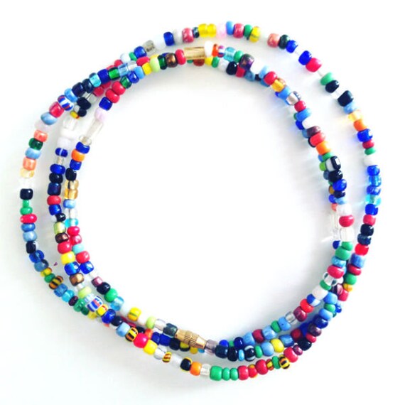 Multi Color Mix African Waist Beads Waist Beads Waist ...