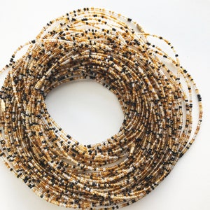 Nubian Queen Waist Beads - African Waist Beads, Waist Beads, Belly Chain Beads with Clasps