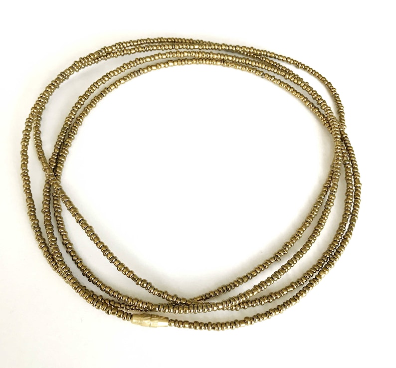 Gold African Waist Beads Waist Beads Belly Chain Belly Etsy
