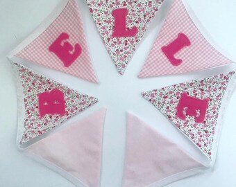 Handmade Personalised Bunting, Nursery Decor