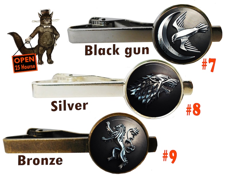Men/'s Jewelry tie clip bar pin Game of jewelry Game of thrones gift Game of thrones groom groomsman gift gifts wedding Christmas