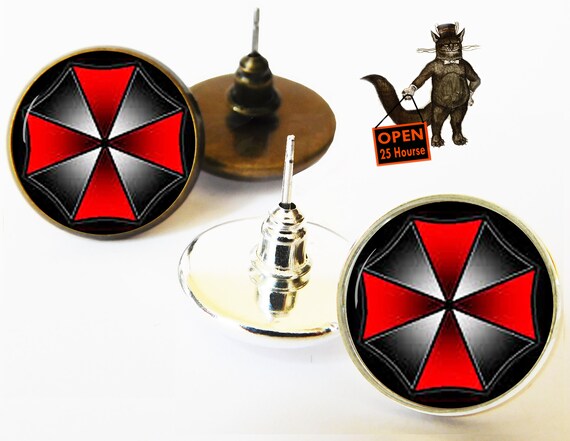 RESIDENT EVIL BLUE UMBRELLA CORPORATION MENS CUFFLINKS CUFF LINKS GIFT