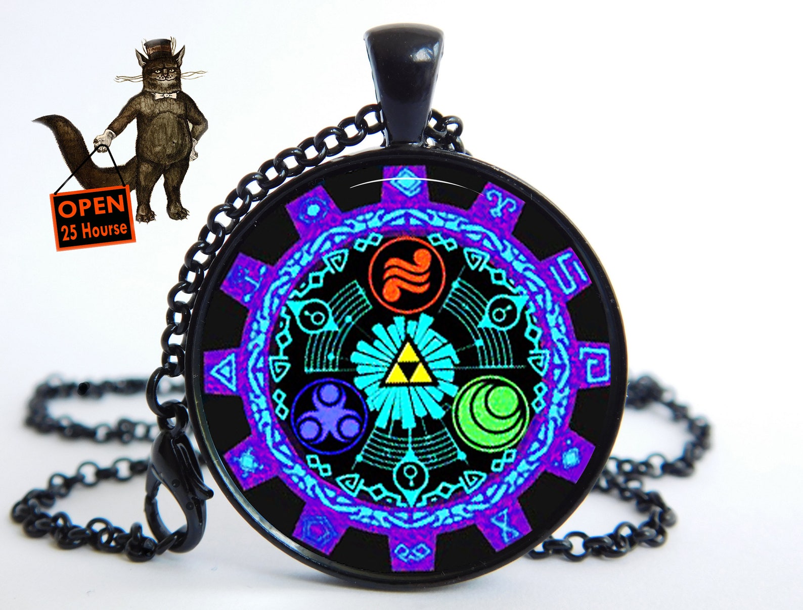 Zelda necklace Zelda jewelry Zelda pendant zelda accessory Etsy