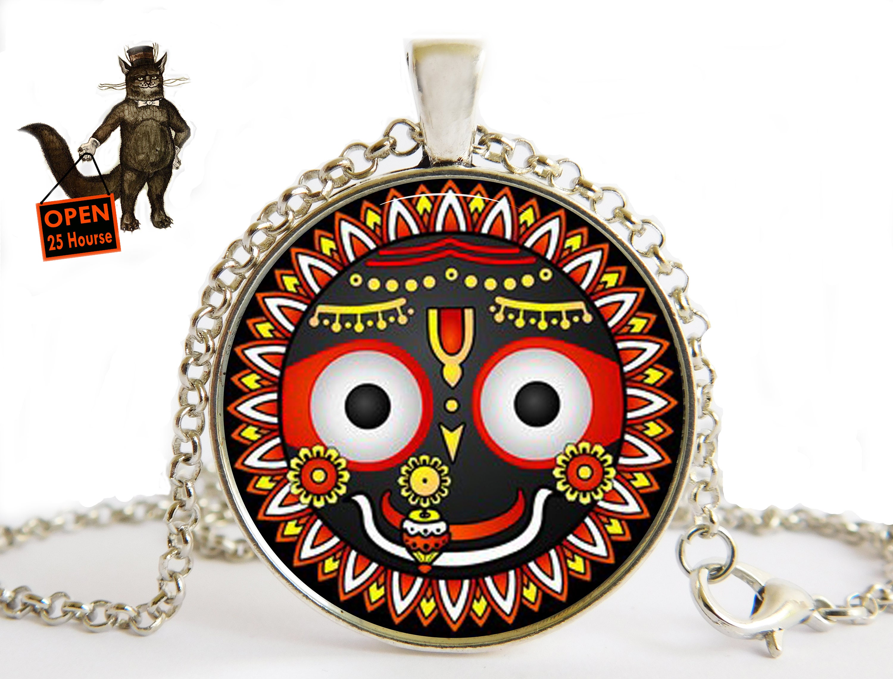 Lord Jagannath Necklace Pendant Jewelry 