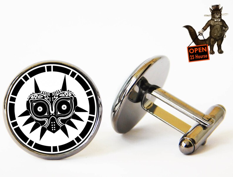 Majoras Mask Legend of Zelda Cufflinks zelda Etsy