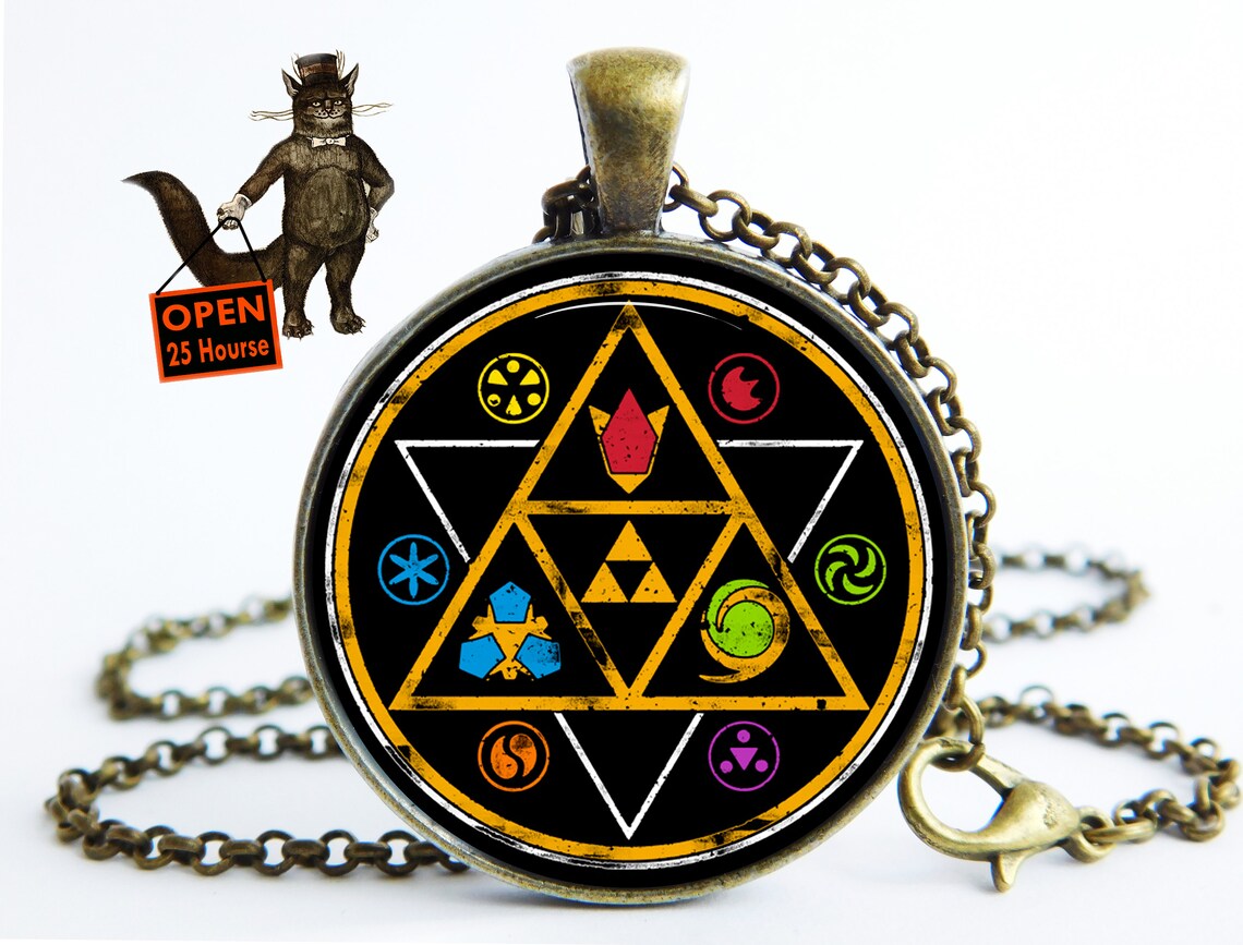 Zelda necklace Zelda jewelry Zelda pendant zelda accessory Etsy