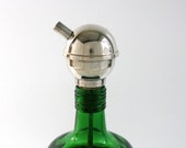 Mid Century Modern England Drinks Pourer Drinks Measure Silver Plated Steel Shot Pourer Mad Men Bar 2.8 cl 1 oz 30 ml 5