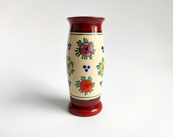 Art Deco Opaline Glass Vase, Sweden, early 1900s, Hand Painted Opaline Glass Vase, Collectible , Art Nouveau / Art Deco / Swedish Grace Era
