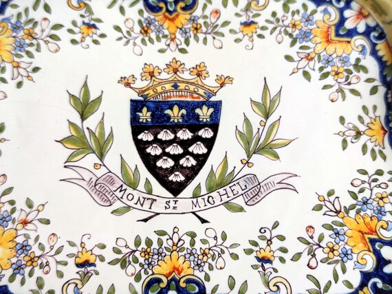 アンティーク デヴル ジェオ マルテル フランス製ファイアンス焼き