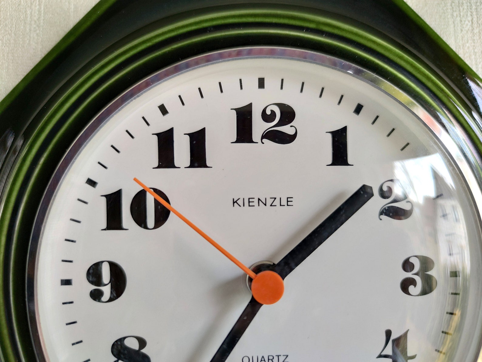 KIENZLE Ceramic Wall Clock Made in Germany 60s Mid Century Etsy