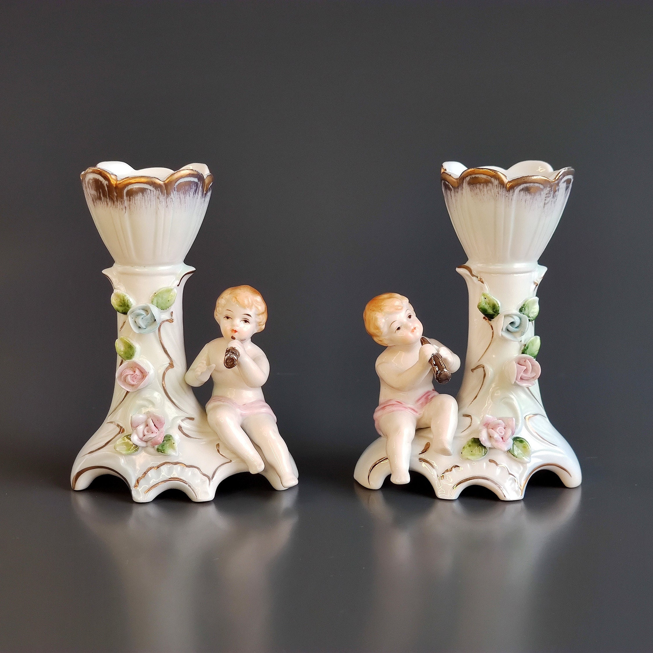 Meissen porcelain candlestick holder - Etsy 日本