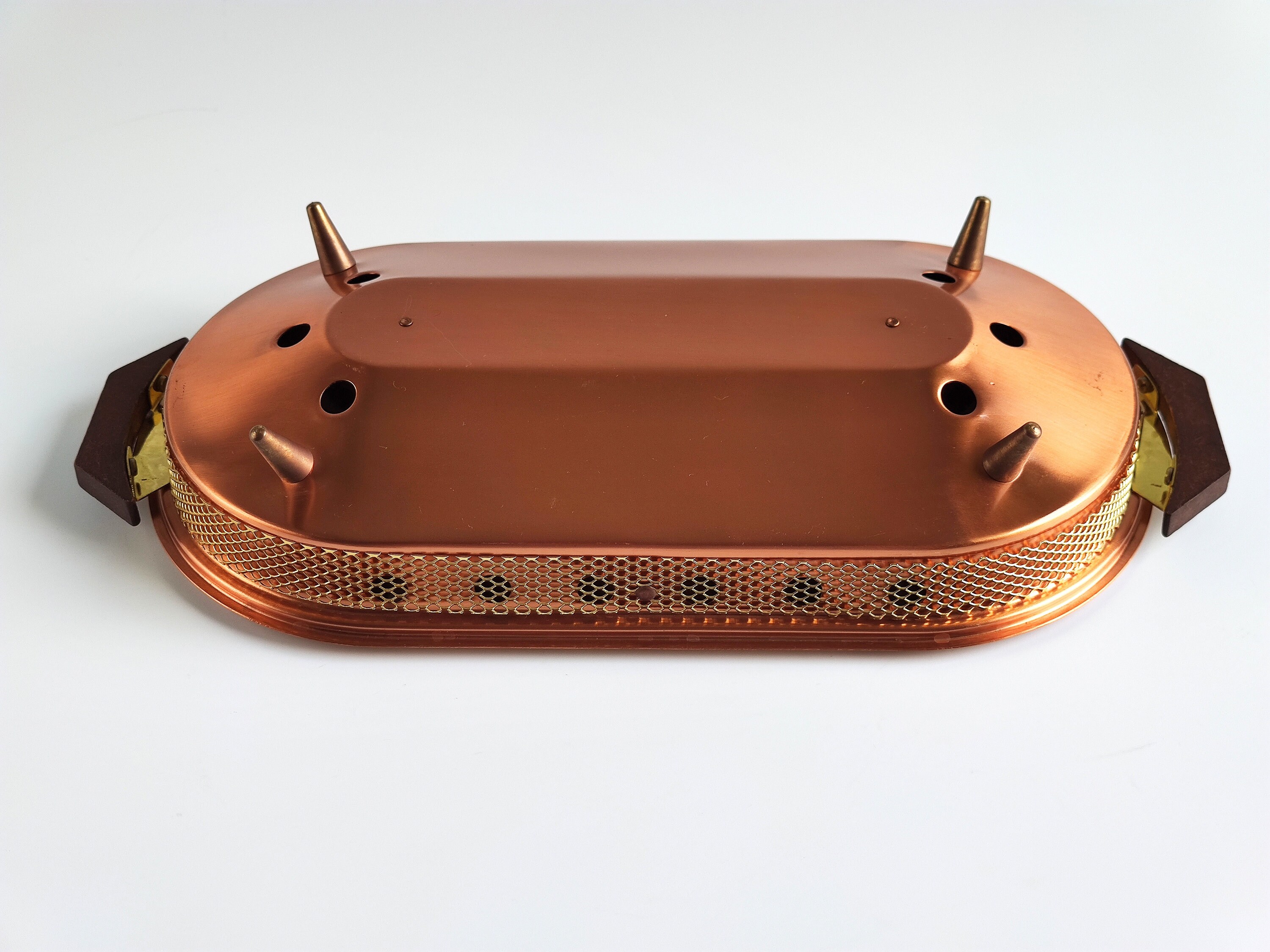 Brass & Copper Hot Plate Warmer Germany 70s Double Food Etsy