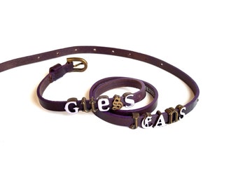 Vintage Guess Black Braided Leather Belt With Silver  display picture 1