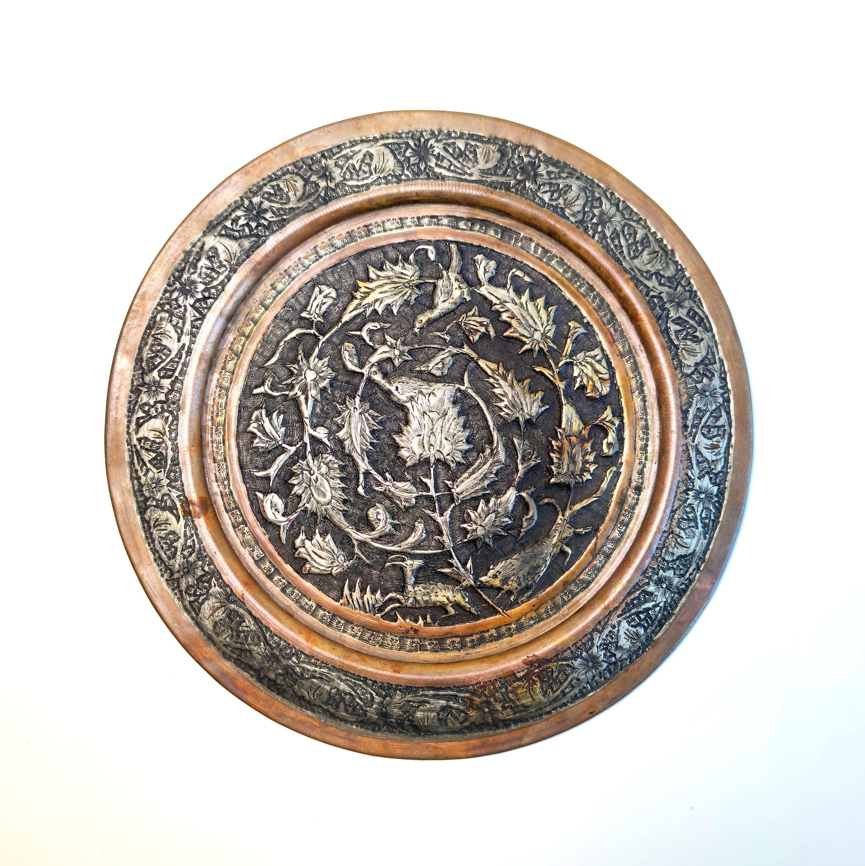 B425s「トランプ図変り皿 3枚」オールドノリタケ　クラブ　スペード　ハート Antique Persian Copper Tray - Etsy