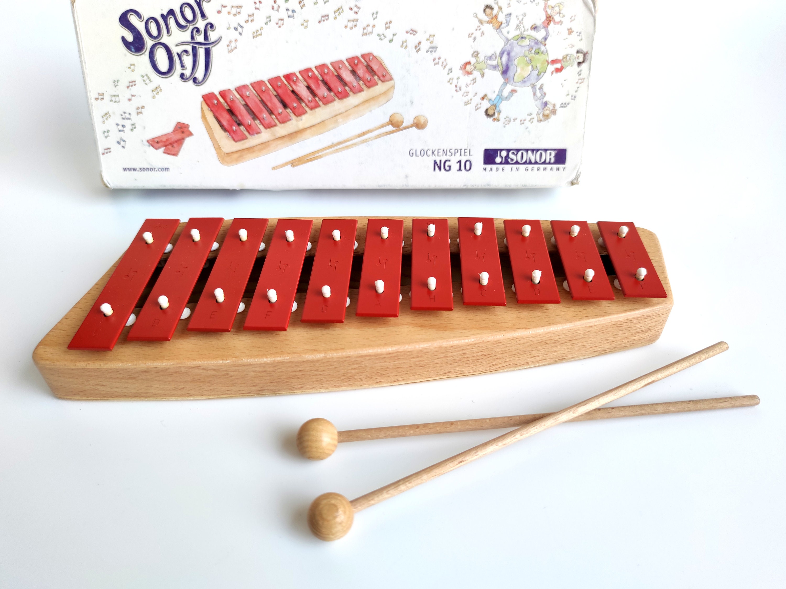 Sonor Xylophone Made in Germany SONOR ORFF NG 10 Soprano
