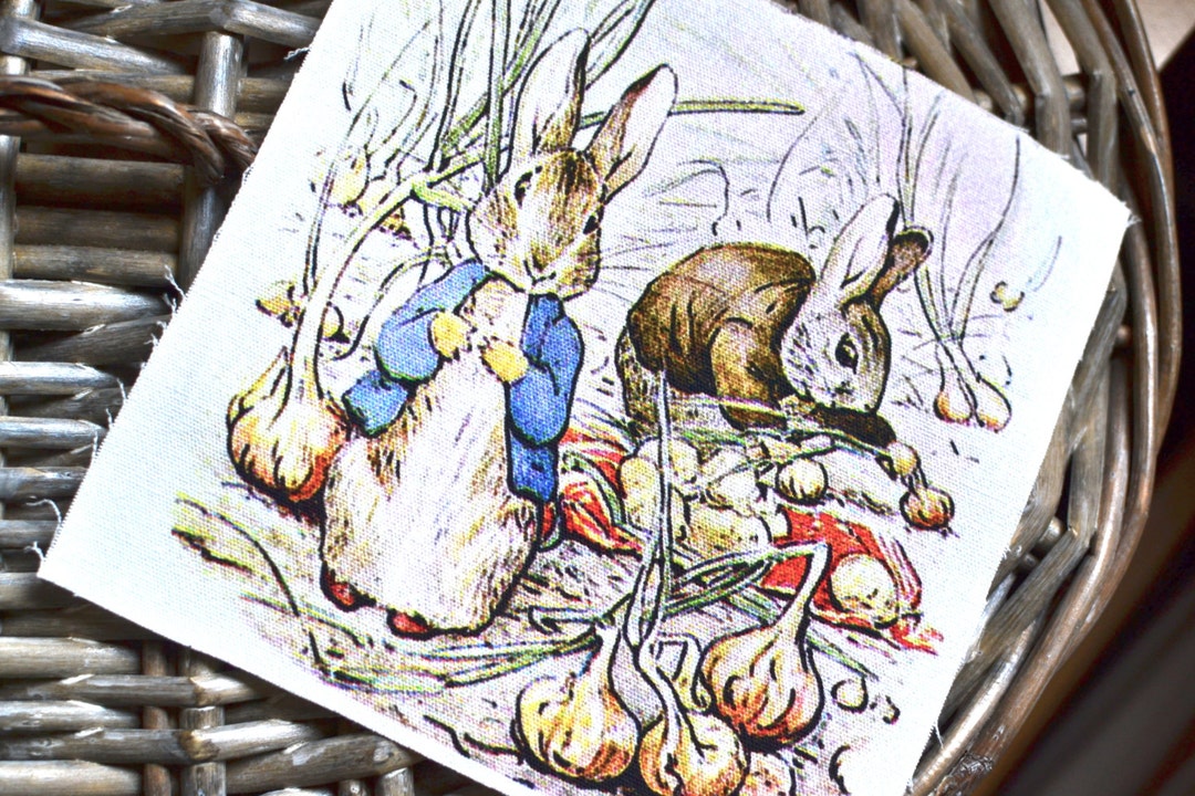 Peter Rabbit Applique Pattern Peter Rabbit Patch, Bunny Applique, Beatrix Potter Fabric - Etsy