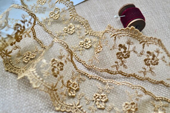 Beige Lace Trim Coffee Lace Trim Embroidered Lace Trim Brown Lace Trim Tulle Net Lace Lingerie Lace Doll Clothes Lace Sewing Etsy UK