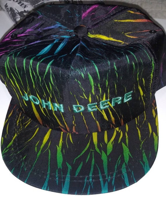 Vintage 80s John Deere trucker hat