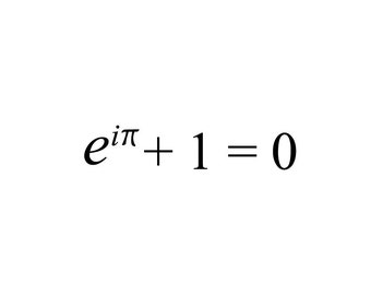 Euler's Identity Vinyl Bumper Sticker. Beautiful Math Decal. Nerd Humor, Geek Love, Unite with math stickers on your car's window