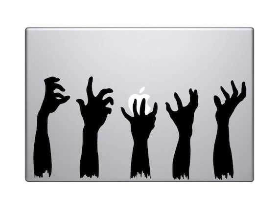Zombie Hands Vinyl Sticker for Macbooks, Laptops, Etc. Bring the
