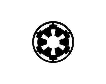 Imperial Logo Vinyl Bumper Sticker. Show off your love for Star Wars with the menacing logo of the imperial empire. Darth Vader.