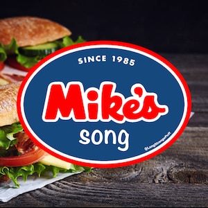 Phish mikes song Aufkleber - Jersey mikes