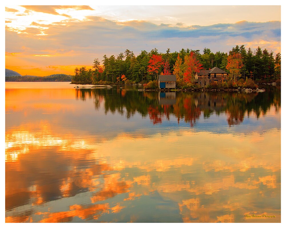 Squam Lake New Hampshire.The location where on golden pond was Etsy