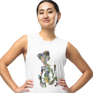 Coil Muscle Shirt | Rope Top Fashion | comfortable Dominant clothing | Abstract Artsy Shibari Design